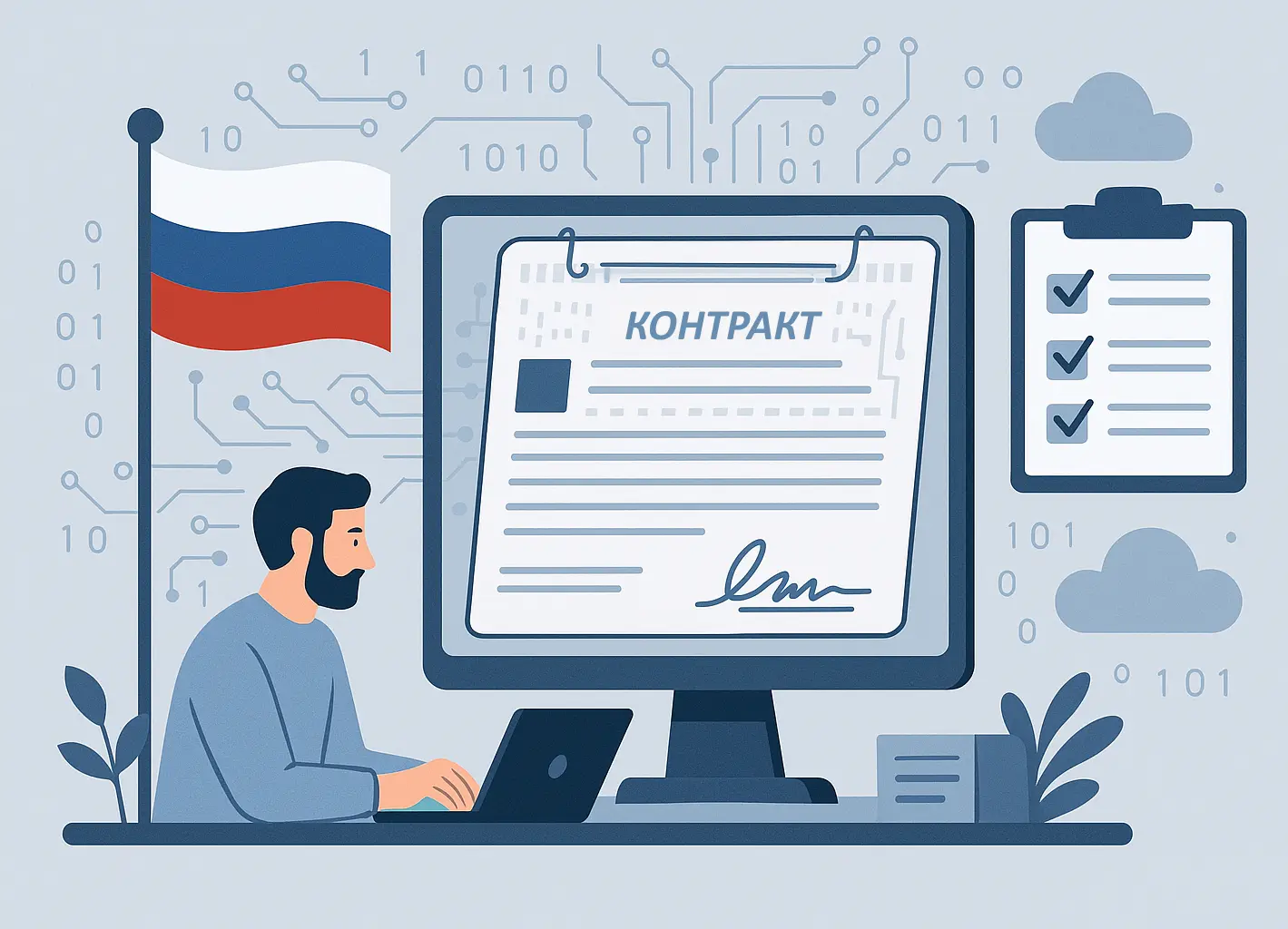 Цифровой контракт Россия