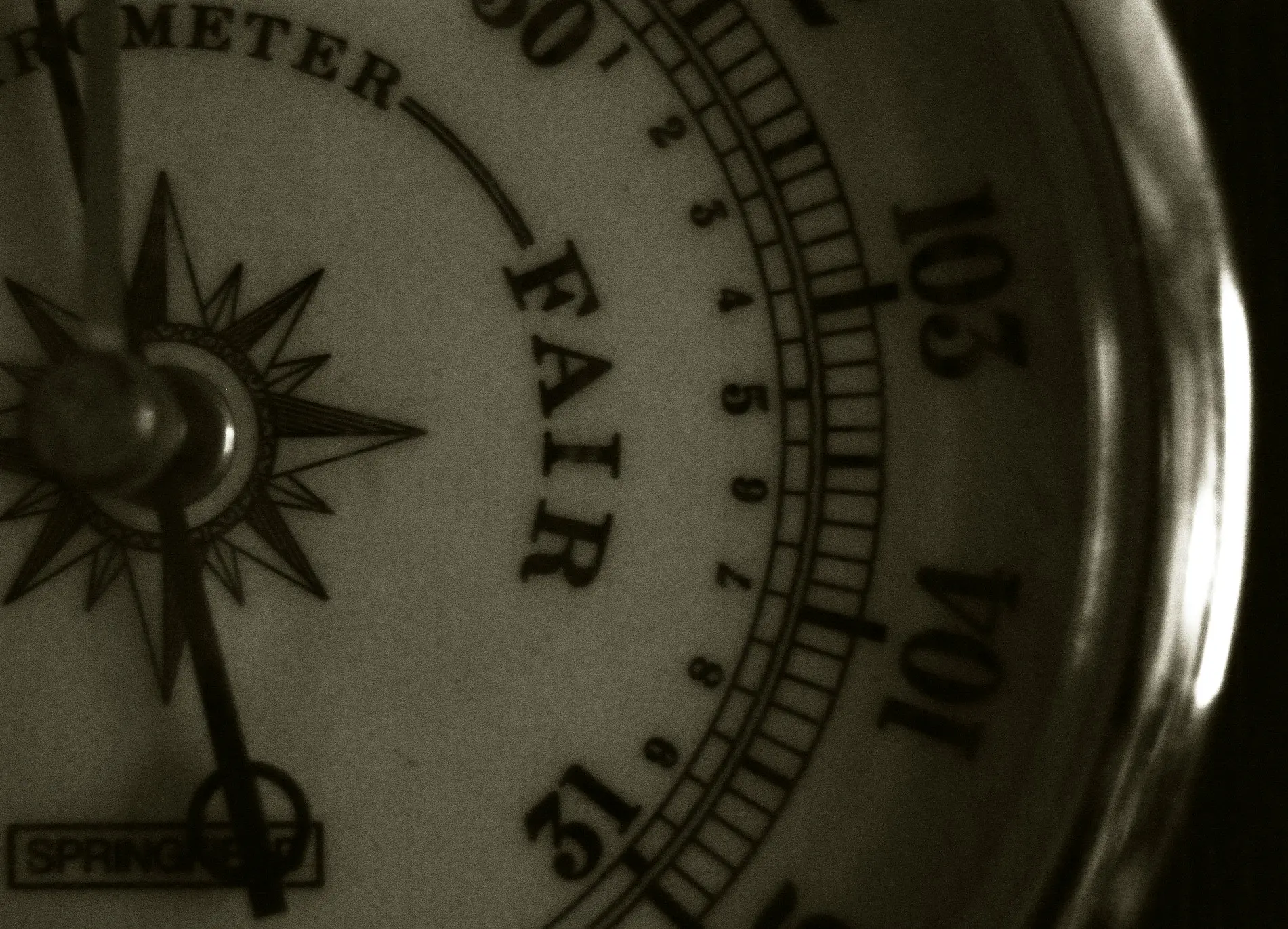 Винтажный барометр